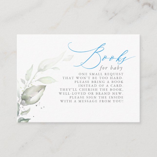 Grünbücher und Bücher mit blauer Typografie für Ki Begleitkarte (Vorderseite)