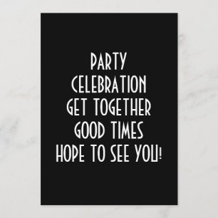 GRUND FÜR DIE EINLADUNG