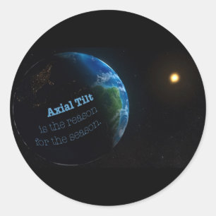 Grund für die Saisonaufkleber Runder Aufkleber