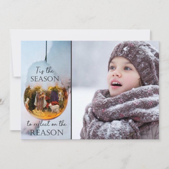 Grund für die Weihnachtskrippe - Ein oder zwei Fot (Vorderseite)