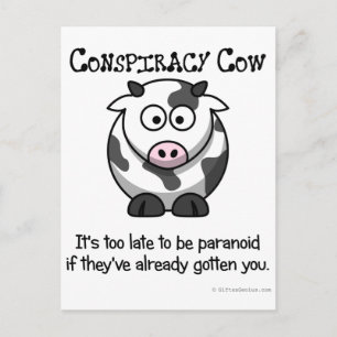 Grund für Paranoid Postkarte