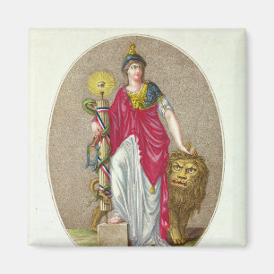 Grund, graviert von Carre, 1793 Magnet