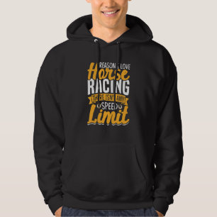 Grund I Liebe Pferderennen Barrel Reittiere Hoodie