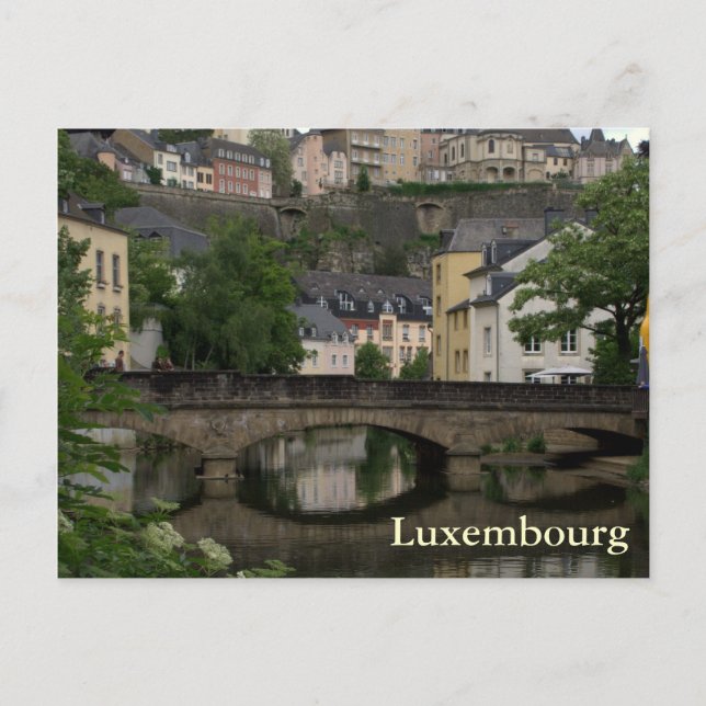 Grund, Luxemburg Postkarte (Vorderseite)