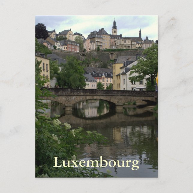Grund, Luxemburg Postkarte (Vorderseite)