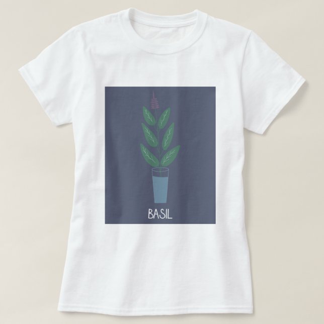 Grunddruck des Gartens T-Shirt (Design vorne)