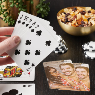 Gründe für die Liebe Foto für Personalisierte Pa Spielkarten