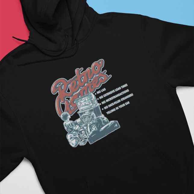 Gründe für Reto Game - Vintager Gamer Hoodie (Von Creator hochgeladen)