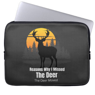 Gründe, warum ich den Hirsch verpasst habe Laptopschutzhülle