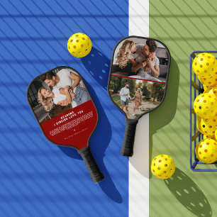 Gründe, warum ich Ihnen Liebe gebe 3 FOTO Pickleball Schläger