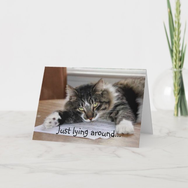 Gründe, warum ich Sie Cat Card vermissen Karte (Vorderseite)