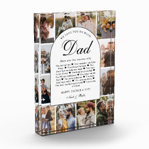 Gründe, warum wir dich lieben Papa Foto-Raster-Col Fotoblock