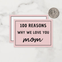 Gründe, warum wir Sie zum Muttertag Mama Liebe Nie