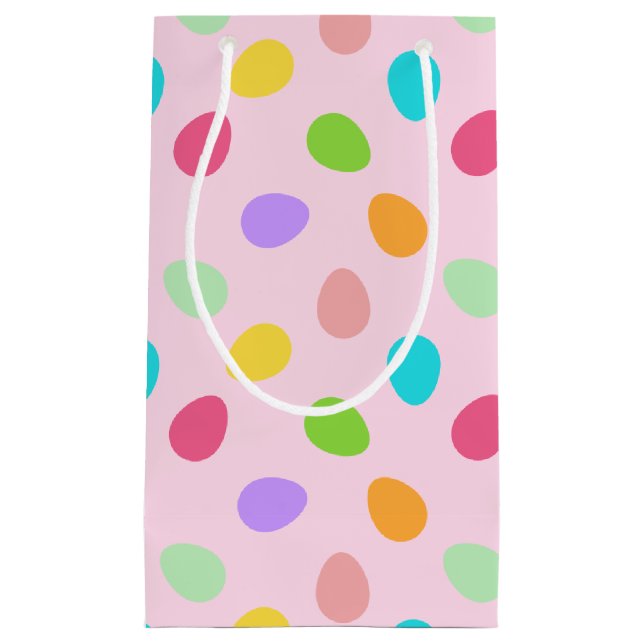 Grundeier rosa kleine geschenktüte (Vorderseite)