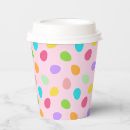 Grundeier rosa pappbecher