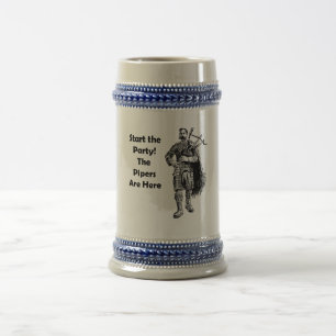 Gründen Sie das Party! Die Pfeifer sind hier Bierglas