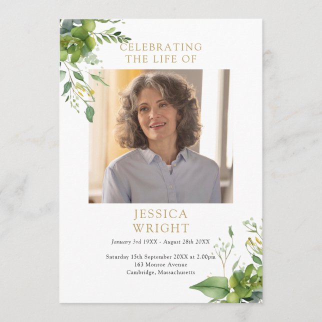 Gründenkmal-Beerdigung Programm (Vorderseite)