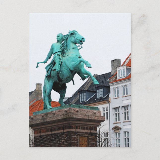 Gründer von Kopenhagen Absalon - Højbro Plads Postkarte (Vorderseite)