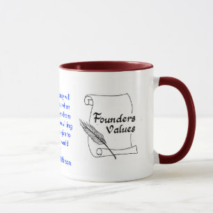 Gründer-Wert-Thomas- Jeffersonwecker-Tasse Tasse