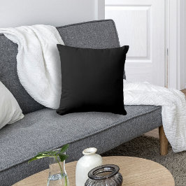 Grundfarbschwarz Kissen