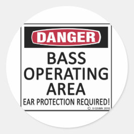 Grundfläche Runder Aufkleber