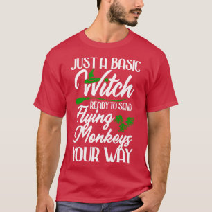 GrundHexe mit fliegenden Affen T-Shirt