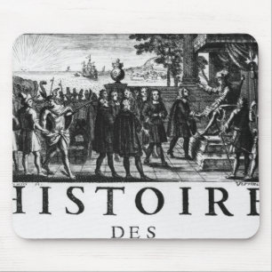 Grundlage durch Louis XIV, König von Frankreich Mousepad