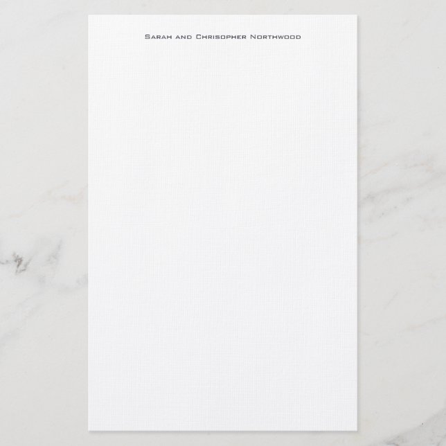 Grundlagen: Anthrazit:: Stationery Briefpapier (Vorderseite)