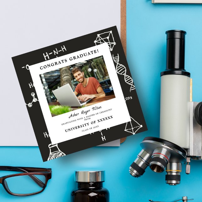 Grundlagen der Fun Modern Chemistry Graduate Einladung (Von Creator hochgeladen)