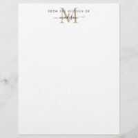 Grundlegende aus der Küche des Monogramm-Rezeptes