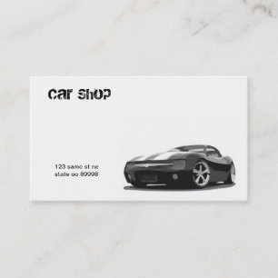 Grundlegende Auto-Karte Visitenkarte