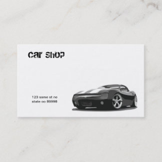 Grundlegende Auto-Karte Visitenkarte