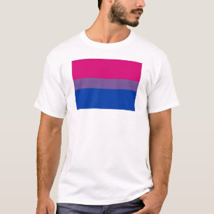Grundlegende bisexuelle Flagge T-Shirt