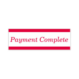 Grundlegende Briefmarke "Zahlung abgeschlossen" au Permastempel