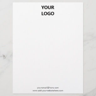 Grundlegende Buchstaben mit Logo , E-Mail und Webs Briefbogen