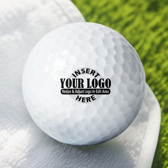 Grundlegende Büro-oder Geschäfts-Logo-Anmerkungen Golfball (Add Your Logo to this Personalized Golf Ball)