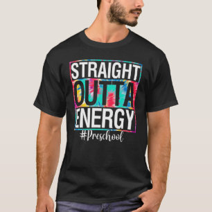 Grundlegende direkte Outta Energy Teacher Life-Kra T-Shirt
