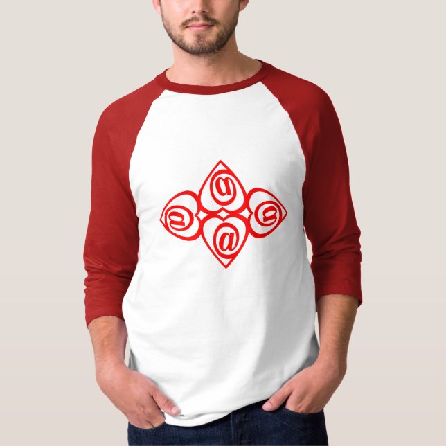 Grundlegende dunkle T - Shirt-Schablone T-Shirt (Vorderseite)
