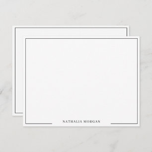 Grundlegende, einfache Border Stationierung Mitteilungskarte