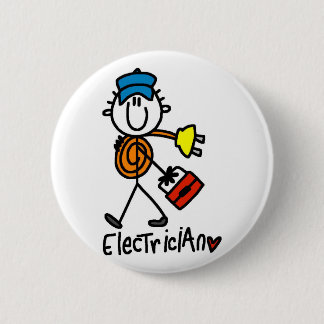 Grundlegende Elektriker-T-Shirts und Geschenke Button