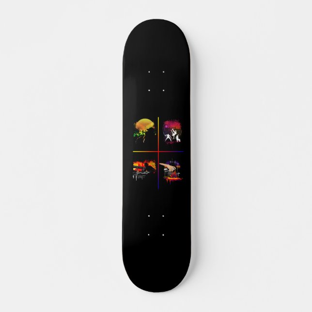 Grundlegende Elemente Skateboard (Vorne)