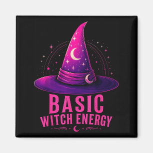 Grundlegende Hexenenergie Halloween-Grafikdesign l Magnet