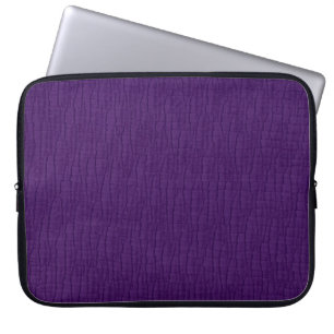 Grundlegende Lila Faltenmaske Laptopschutzhülle
