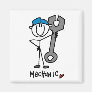 Grundlegende Mechaniker-T - Shirts und Geschenke Magnet