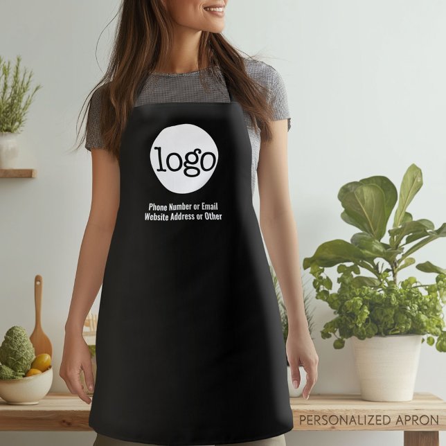 Grundlegende Office-Firmenlogos Text KANN Farbe BE Schürze (Personalized Apron)