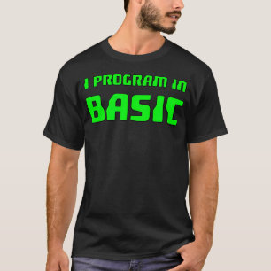 Grundlegende Programmierung I Programm In T-Shirt