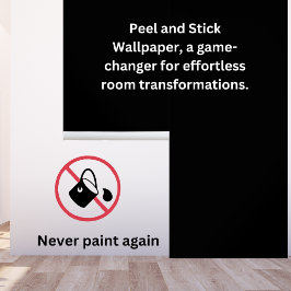 Grundlegende Schwarz-Solid-Farbe Einfache Einfarbi Tapete