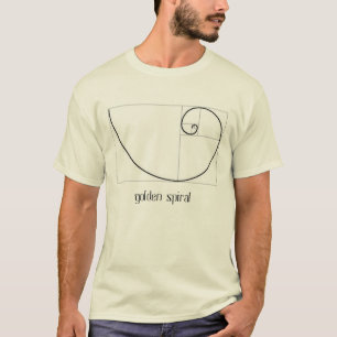 grundlegende Spirale, goldene Spirale T-Shirt