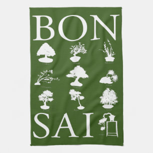 Grundlegende Stile von Bonsai Tree Geschirrtuch