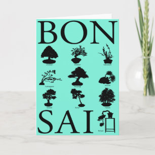 Grundlegende Stile von Bonsai Tree Karte